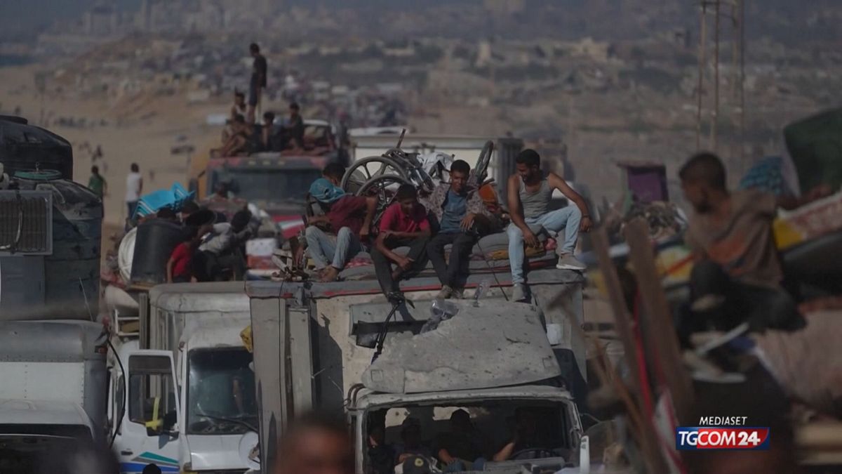 quarta evacuazione urgente da gaza city