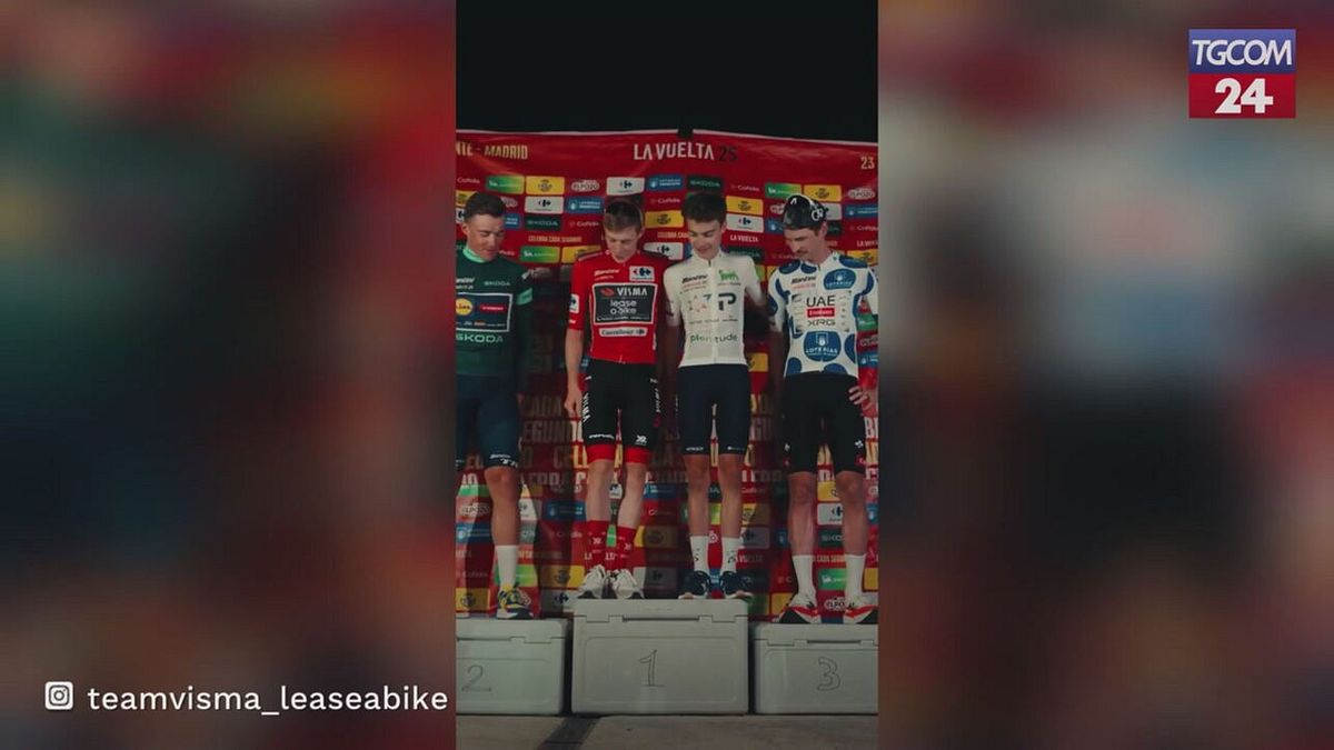 La festa intima di Vingegaard per la vittoria della Vuelta