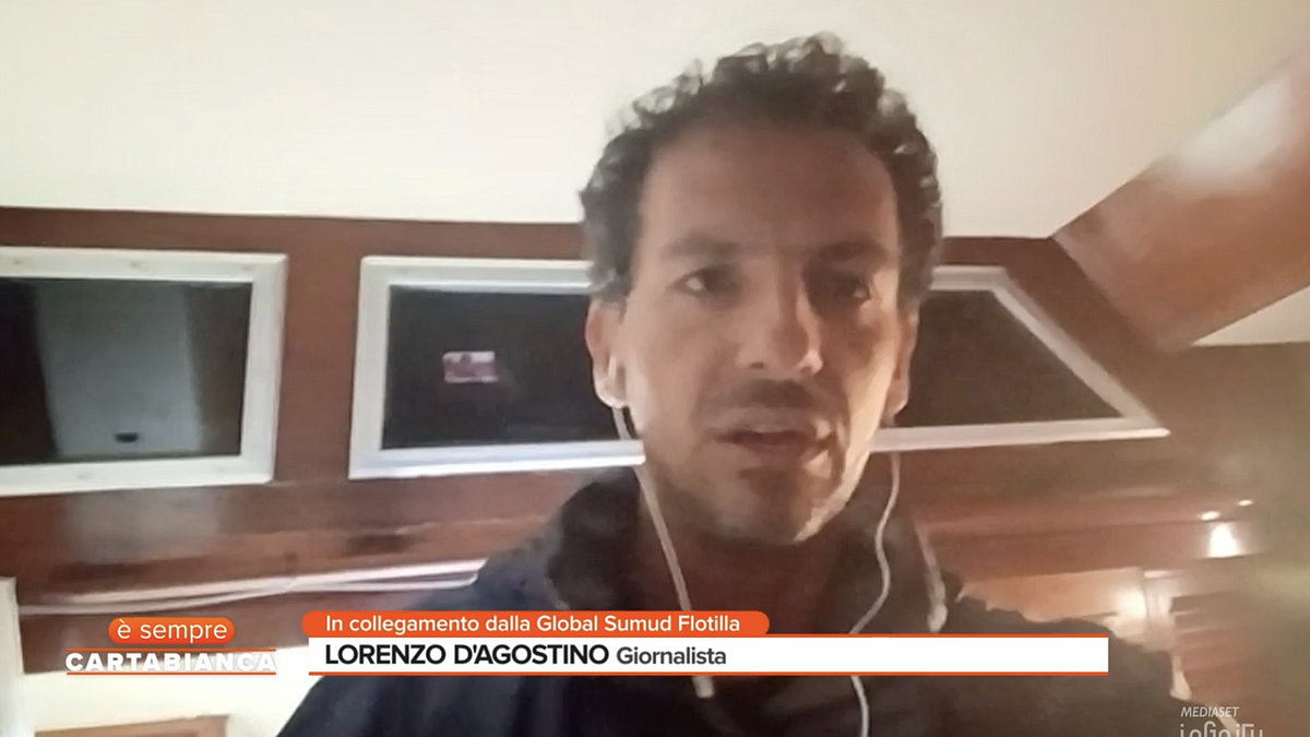 global sumud flotilla lorenzo d agostino cerchiamo di mantenere il canale umanitario aperto