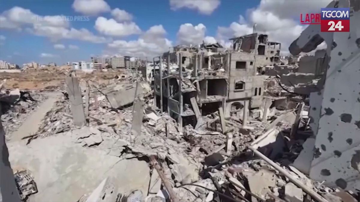 gaza prima e dopo la guerra le immagini impressionanti