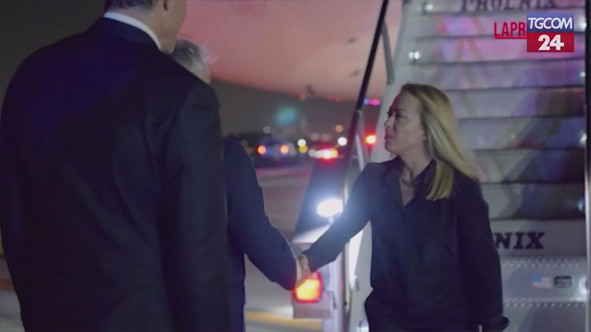 Giorgia Meloni è arrivata a New York: le immagini dall