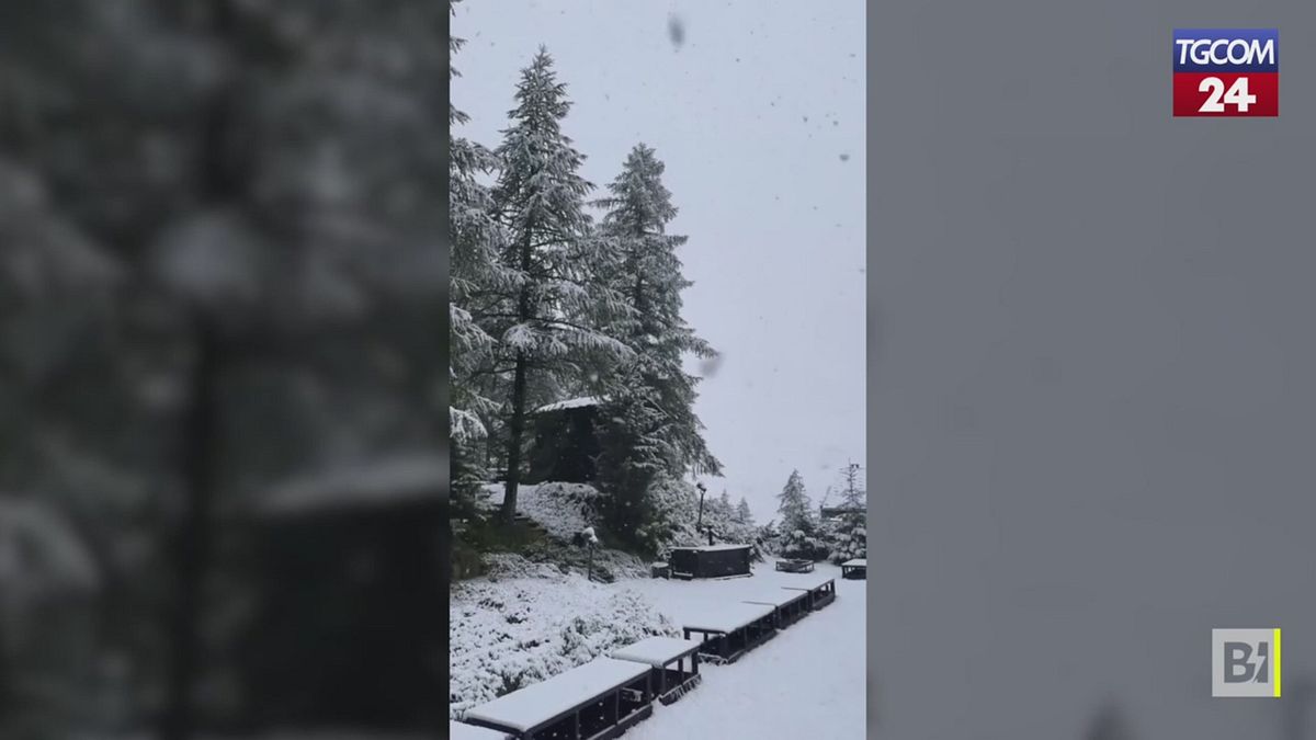 prima neve a cervinia la vallata 232 gi224 imbiancata