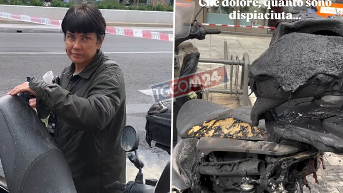 Ana Laura Ribas in lacrime per lo scooter bruciato