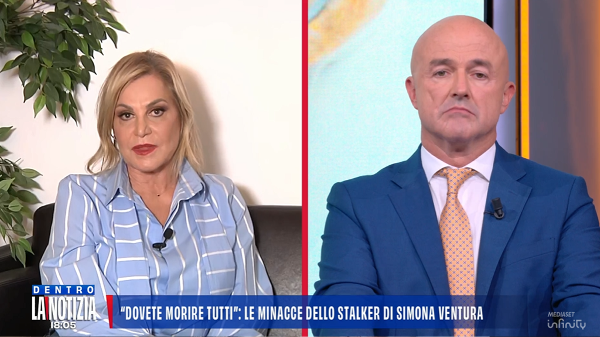 Yıllardır onu tehdit eden Simona Ventura ve Stalker: “Bir heyecan”