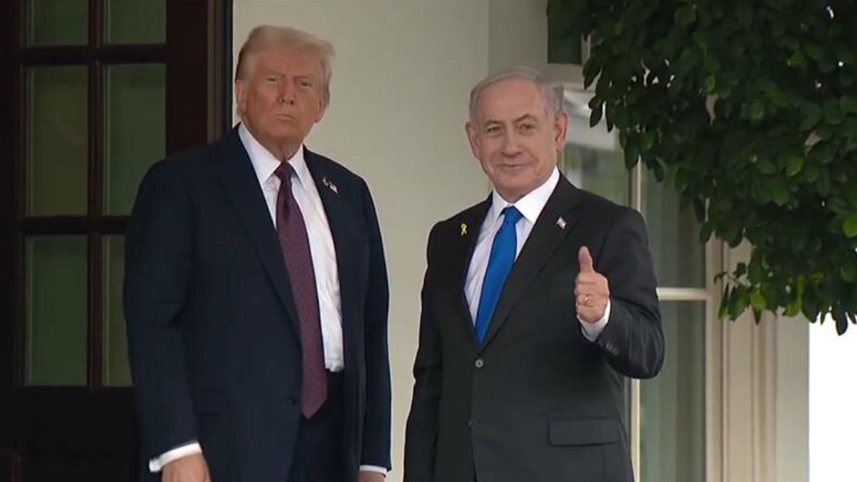 iniziato l incontro tra trump e netanyahu alla casa bianca il presidente usa molto fiducioso di raggiungere l accordo a gaza