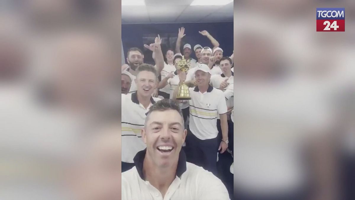 Trionfo europeo alla Ryder Cup: cori ironici per Trump durante la festa