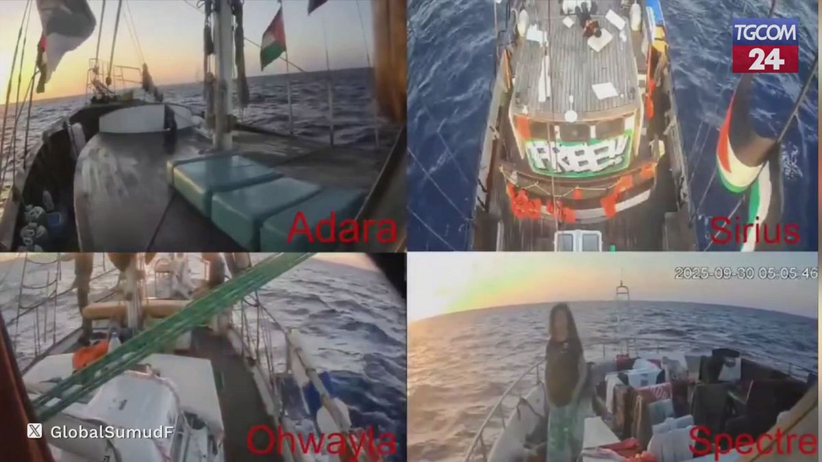 La Global Sumud Flotilla verso Gaza: attivata la diretta streaming dalle barche