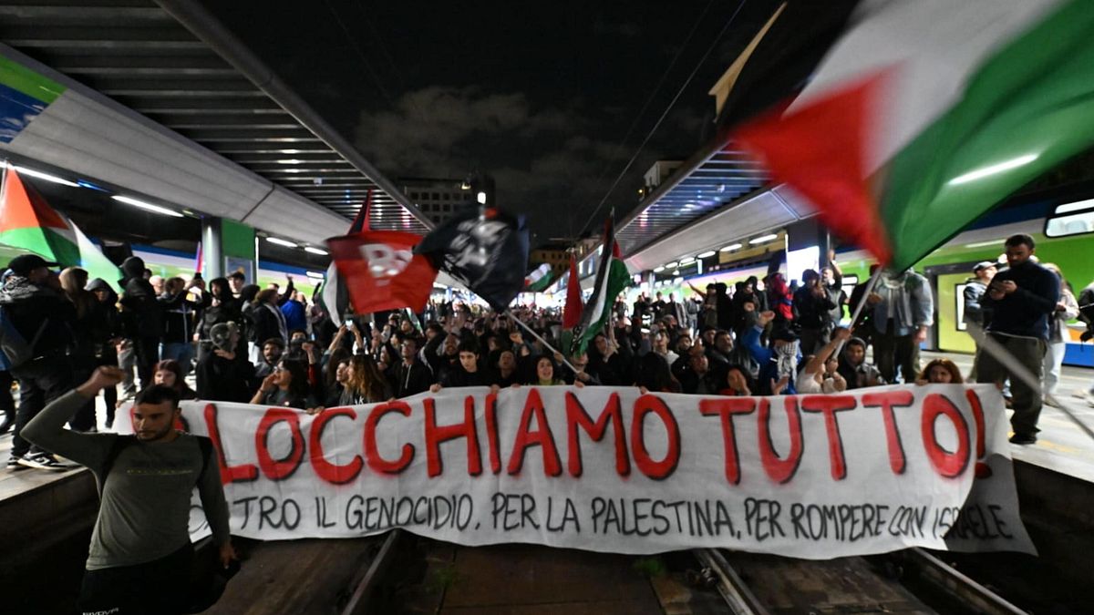 Proteste pro Pal in tutta Italia | Cortei a Roma e Milano | Bloccata la stazione a Napoli | A Torino occupata l