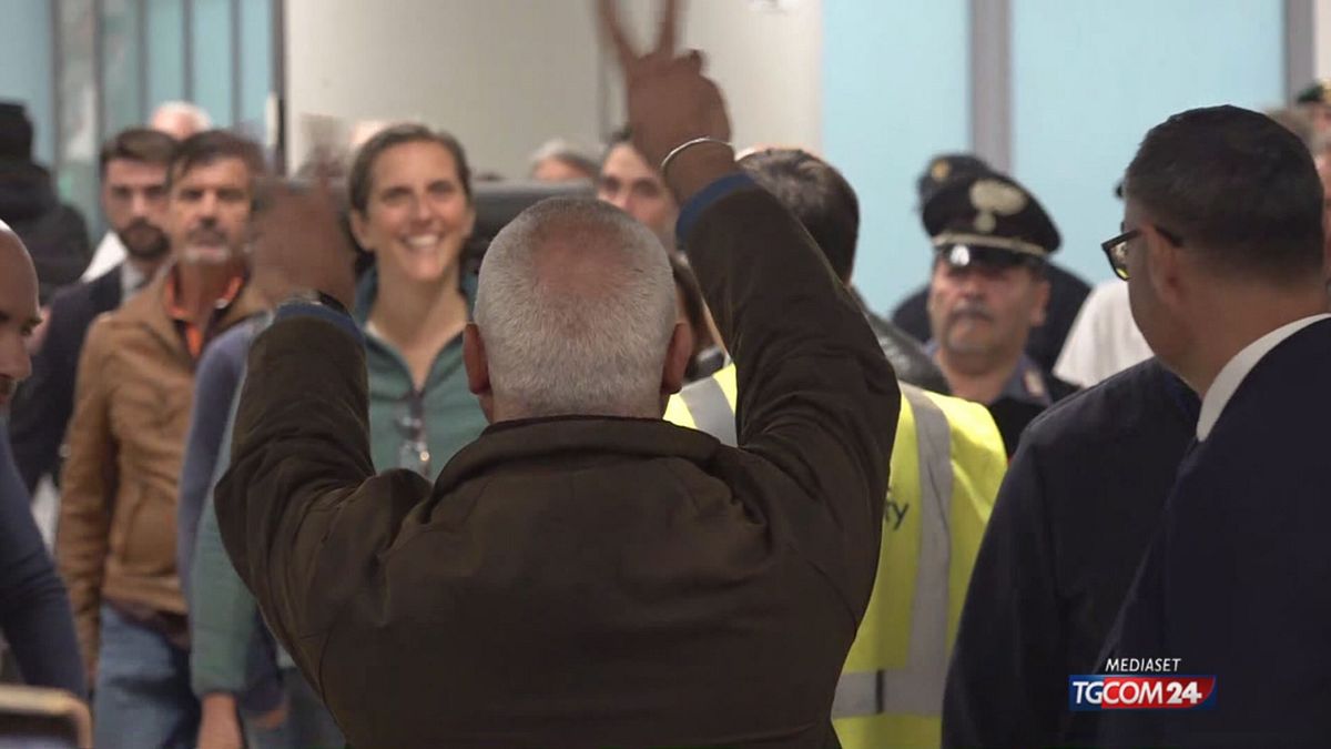 Flotilla, arrivati a Fiumicino i quattro parlamentari italiani