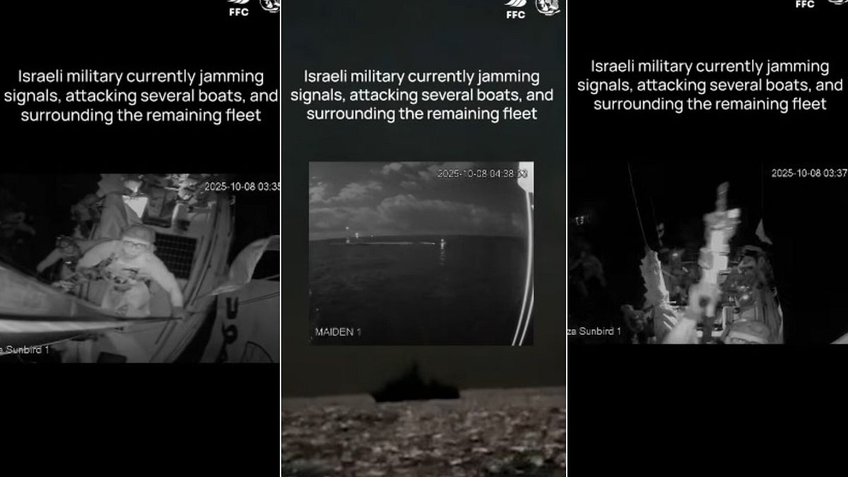 Nuova Flotilla verso Gaza denuncia attacco in mare: "È stato Israele"