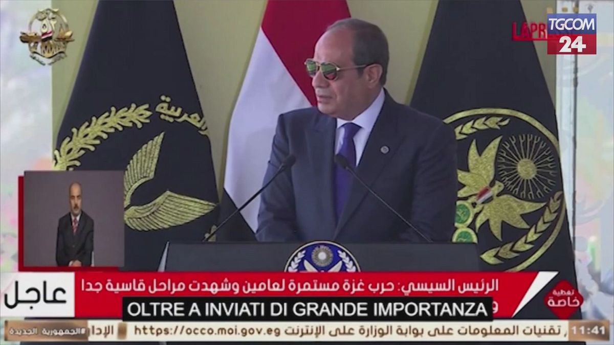 Gaza, il presidente egiziano al Sisi: "Dal vertice di pace parole incoraggianti"