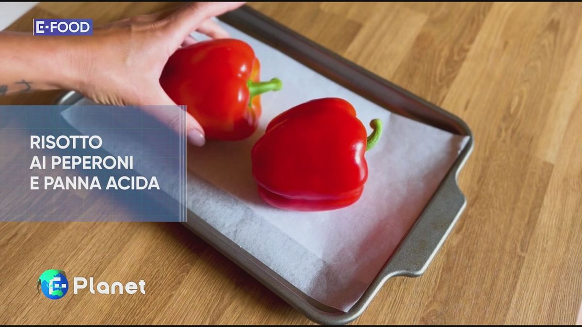 E-Food: Risotto ai peperoni e panna acida - Tgcom24