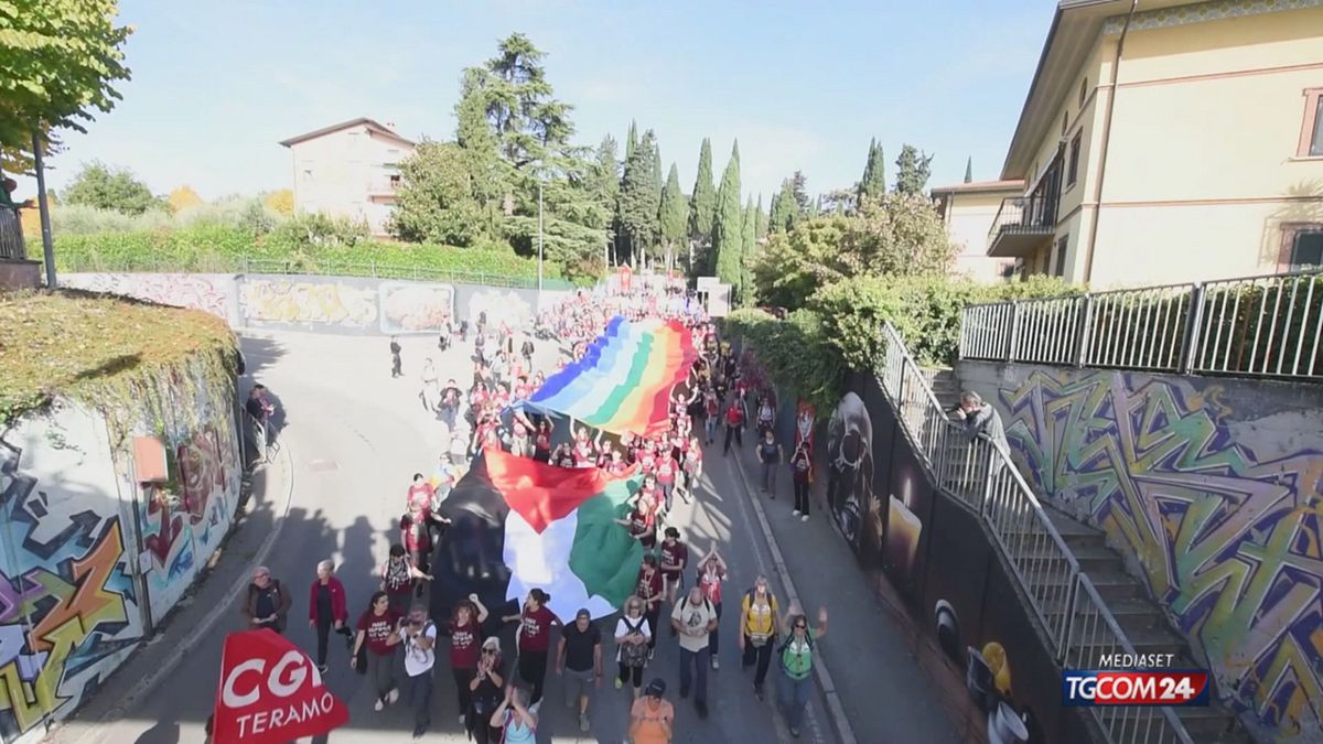 A Perugia in marcia il popolo della pace:"mai così tanti