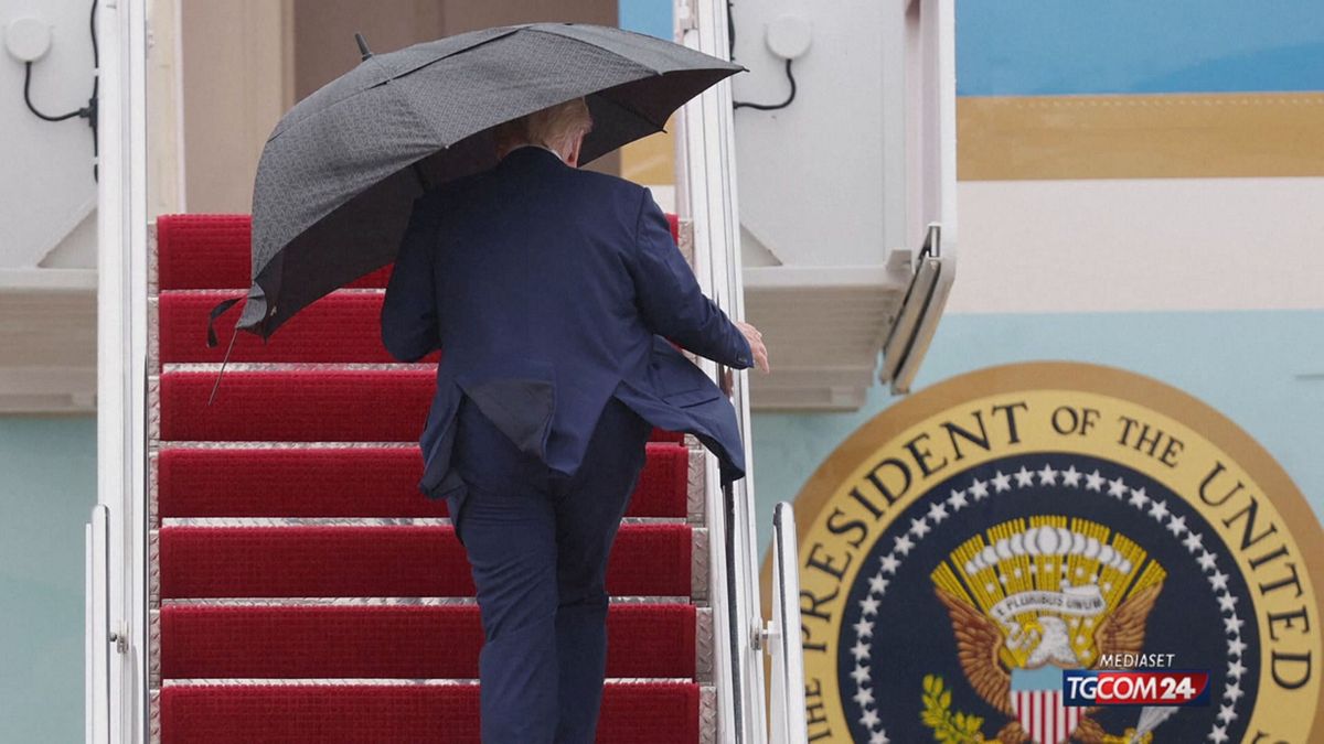 trump in viaggio verso il medioriente avete capito che la guerra 232 finita