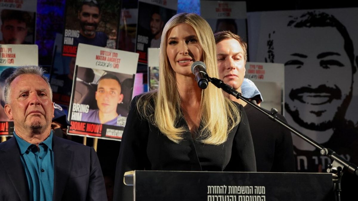 Ivanka Trump Tel Aviv'deki Rehineler Meydanı'nda: “Gücüne hayranım”