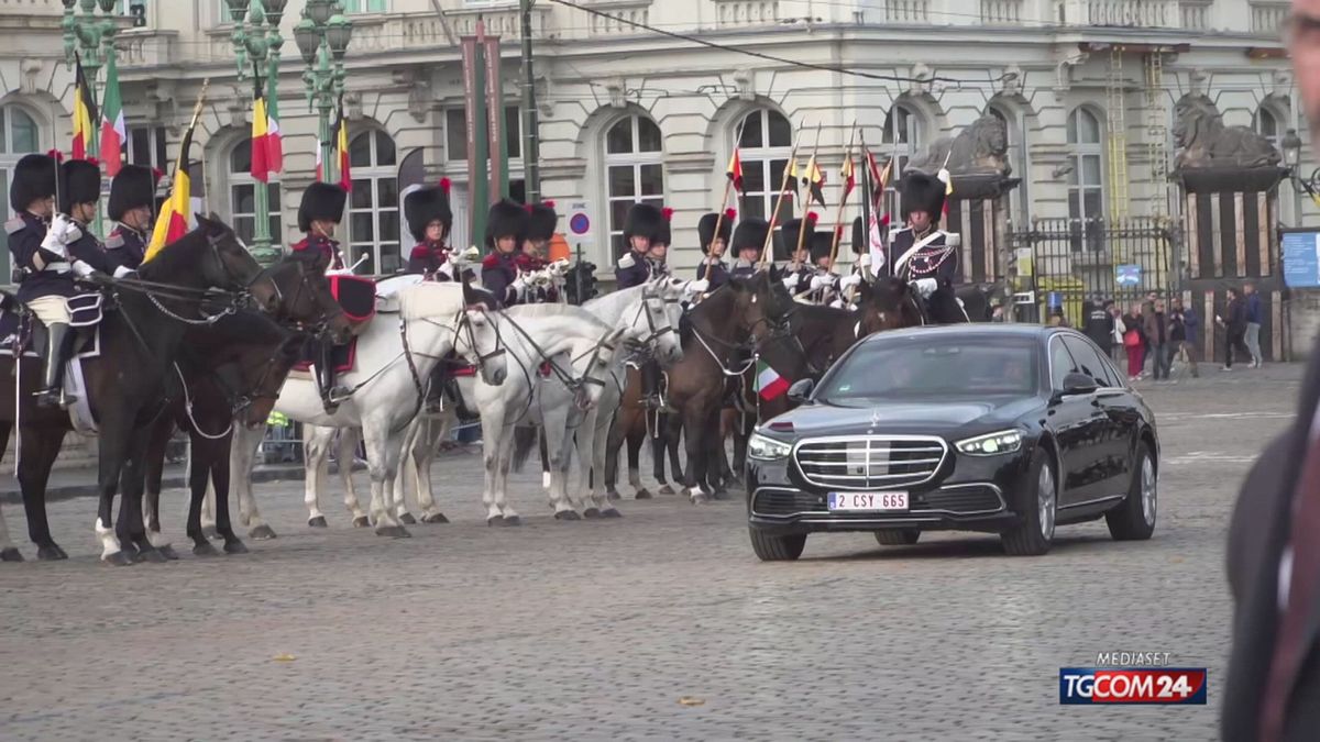 Mattarella in visita di Stato in Belgio: "Legame intenso"