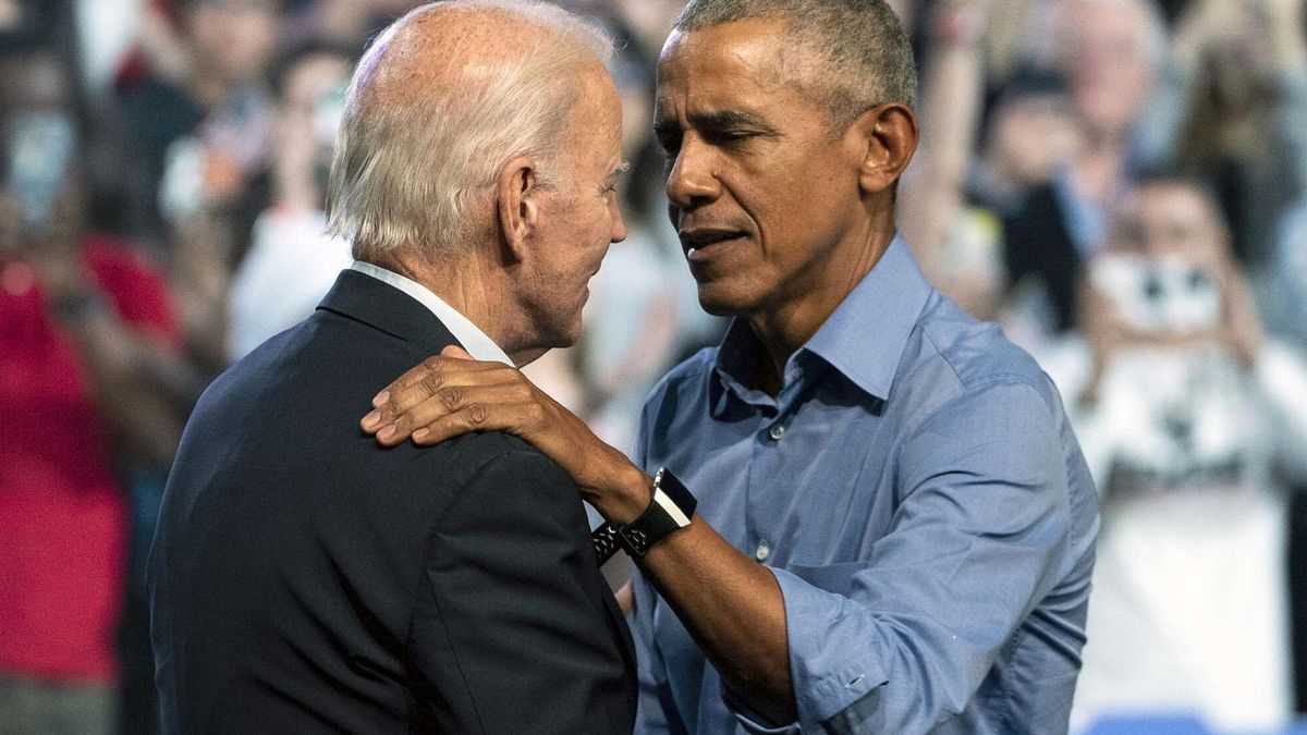 washington gelo tra joe biden e barack obama al caf233 milano