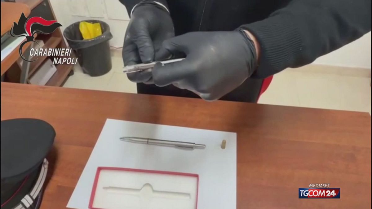 Sequestrate nel Napoletano due penne pistole