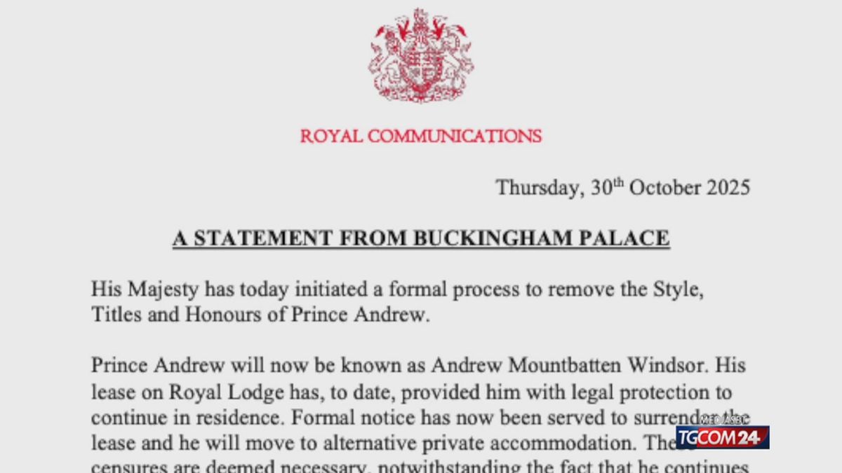 gb il principe andrea 232 rimasto senza titoli reali