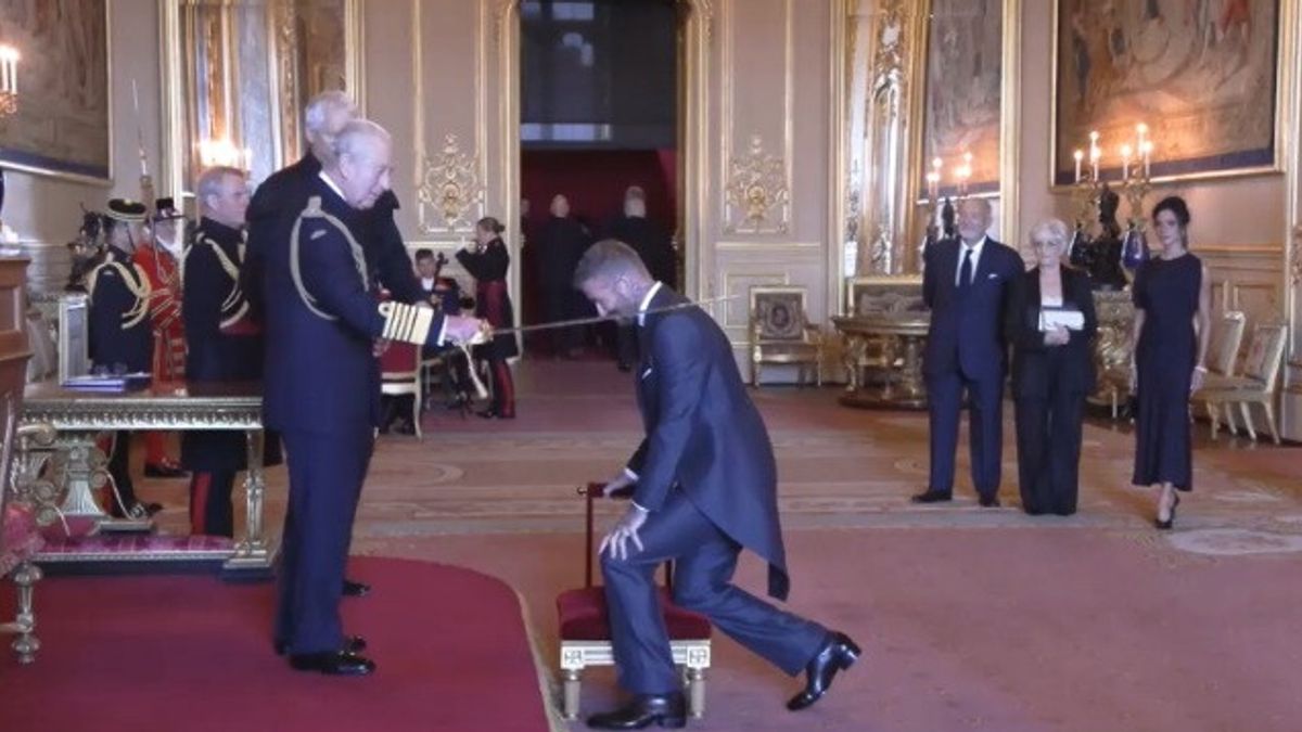 david beckham diventa sir la cerimonia con re carlo a windsor