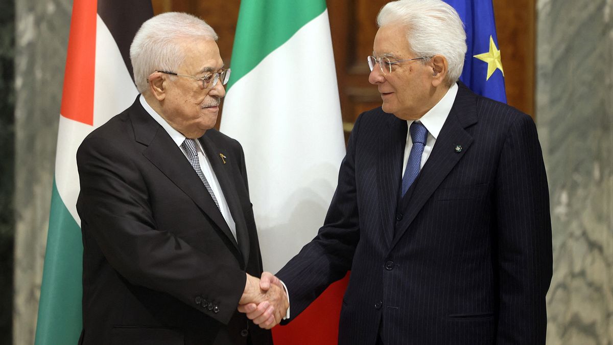 Abu Mazen da Mattarella: "Vogliamo vivere accanto a Israele, ora ci riconosca" | Il Capo dello Stato: "Italia e Palestina legate da una profonda amicizia"