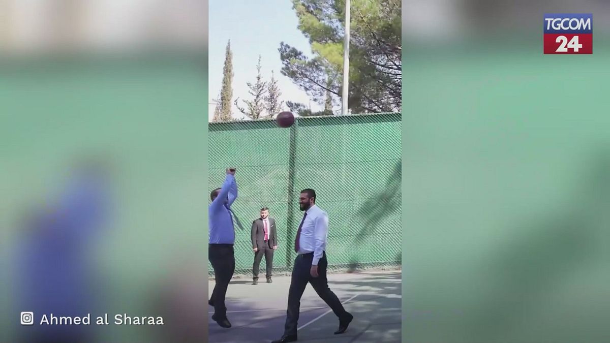 leader siriano a washington la partita a basket con i vertici militari usa