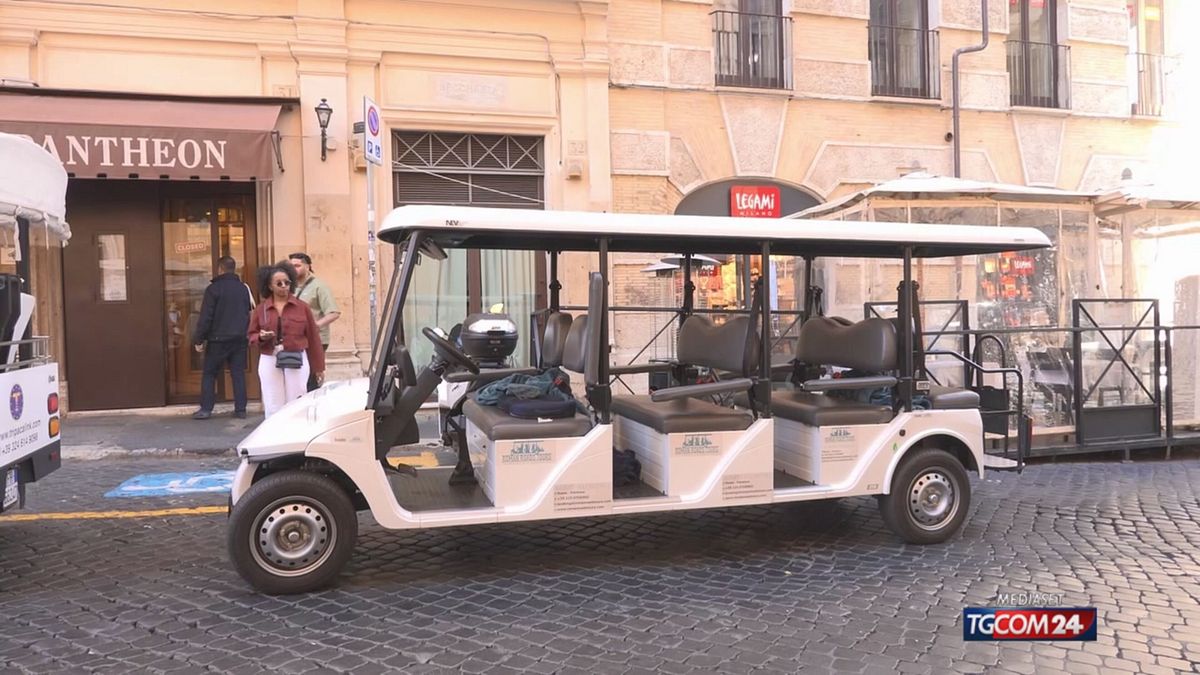 roma centro in ostaggio delle golf car