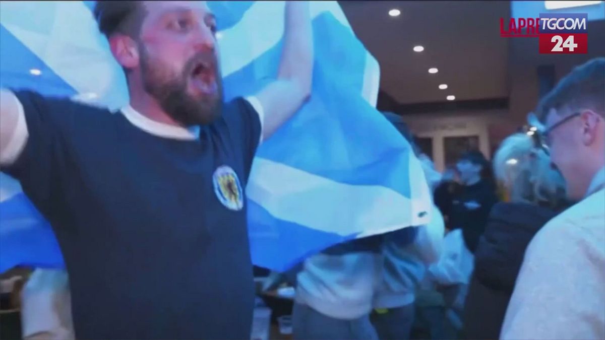 scozia cori e bandiere tifosi scatenati dopo la qualificazione ai mondiali