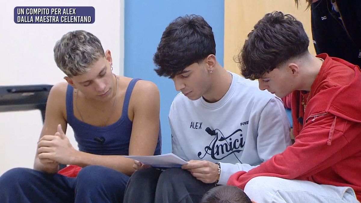 Amici 25, Prof Celentano, Alex ve Alessio'yu şaşırtıyor
