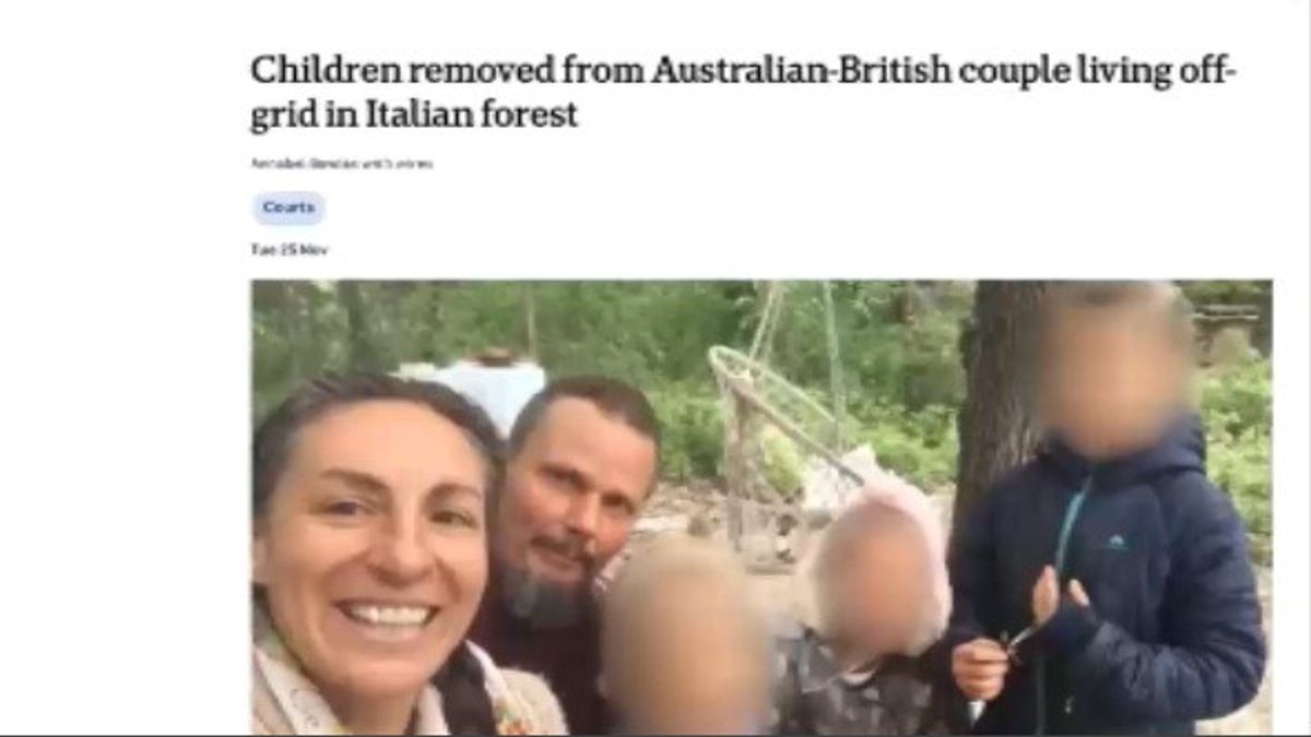 La famiglia del bosco di Palmoli (Chieti) finisce sulla stampa internazionale