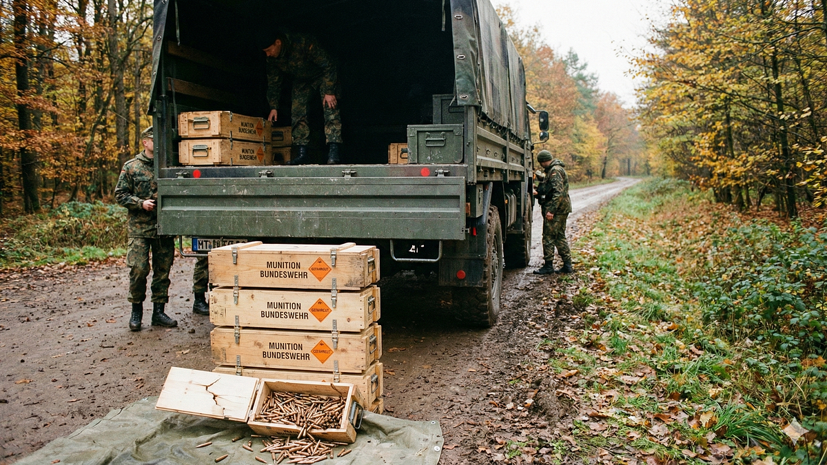 Furto di munizioni in Germania: sottratti 20mila proiettili e granate a un mezzo civile