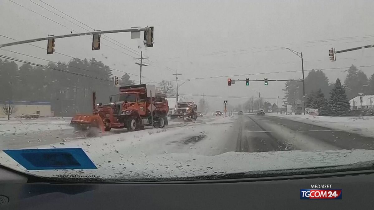 Prima grande tempesta invernale negli Usa
