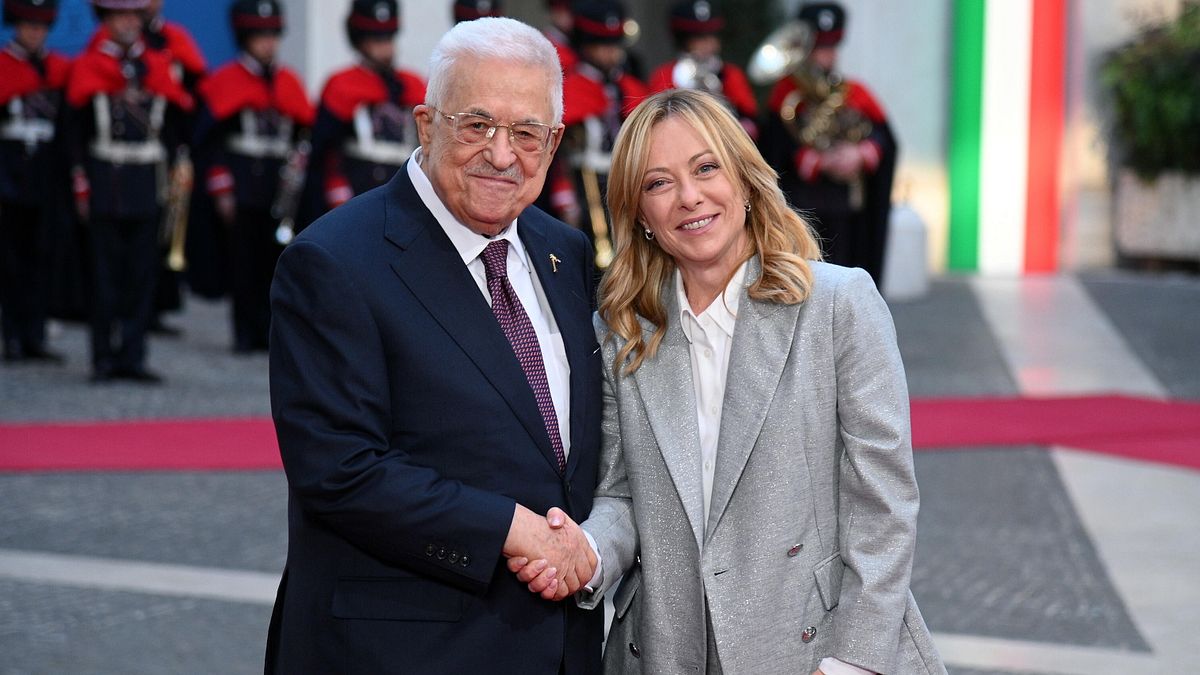 Meloni ve Abu Mazen Atreju'da, İtalya'nın barıştaki rolü