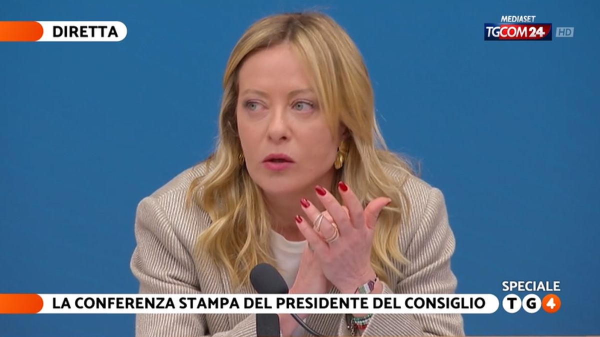 Giorgia Meloni, basın toplantısında açıklamalarda bulundu