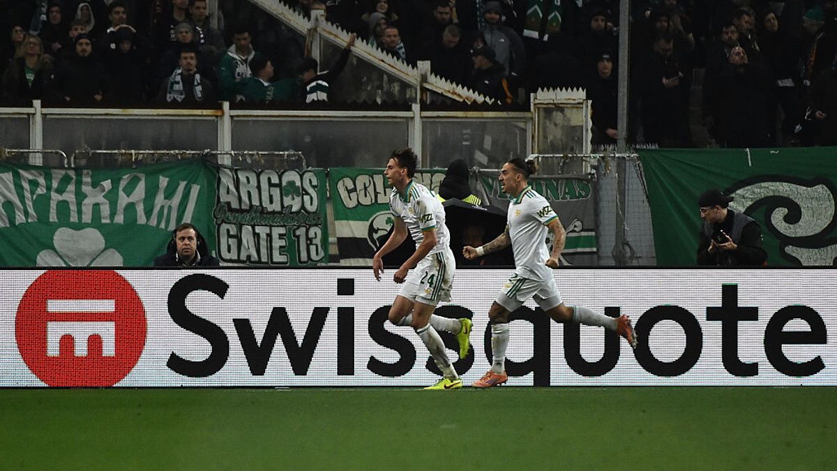 Panathinaikos-Roma: le foto del match