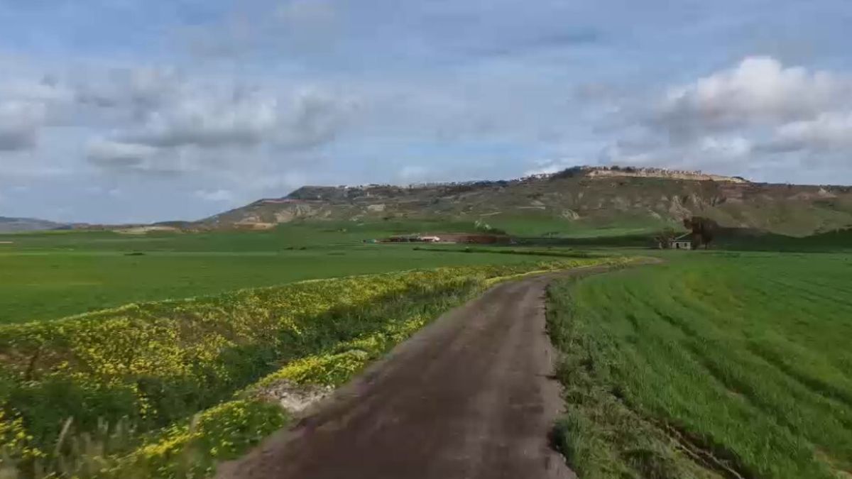 Frana a Niscemi, ultimato il bypass stradale: le immagini dal drone