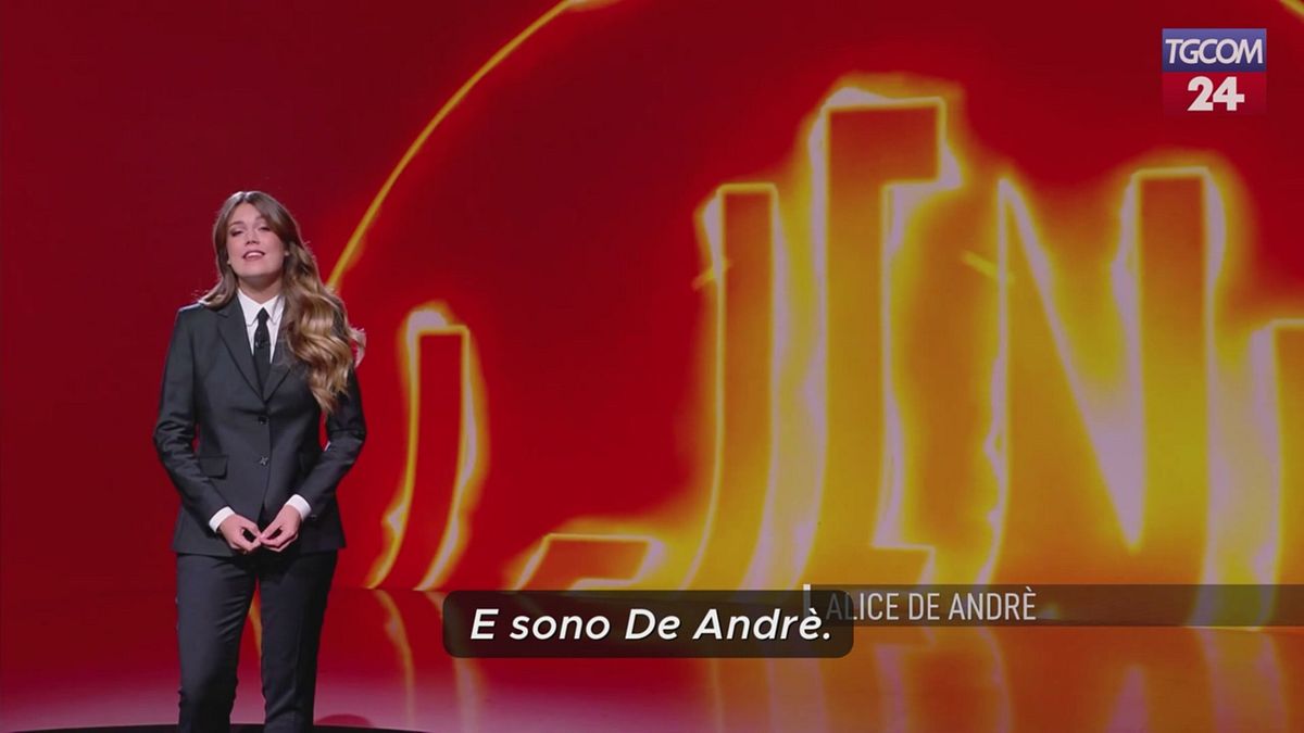 Il monologo di Alice De Andrè a 