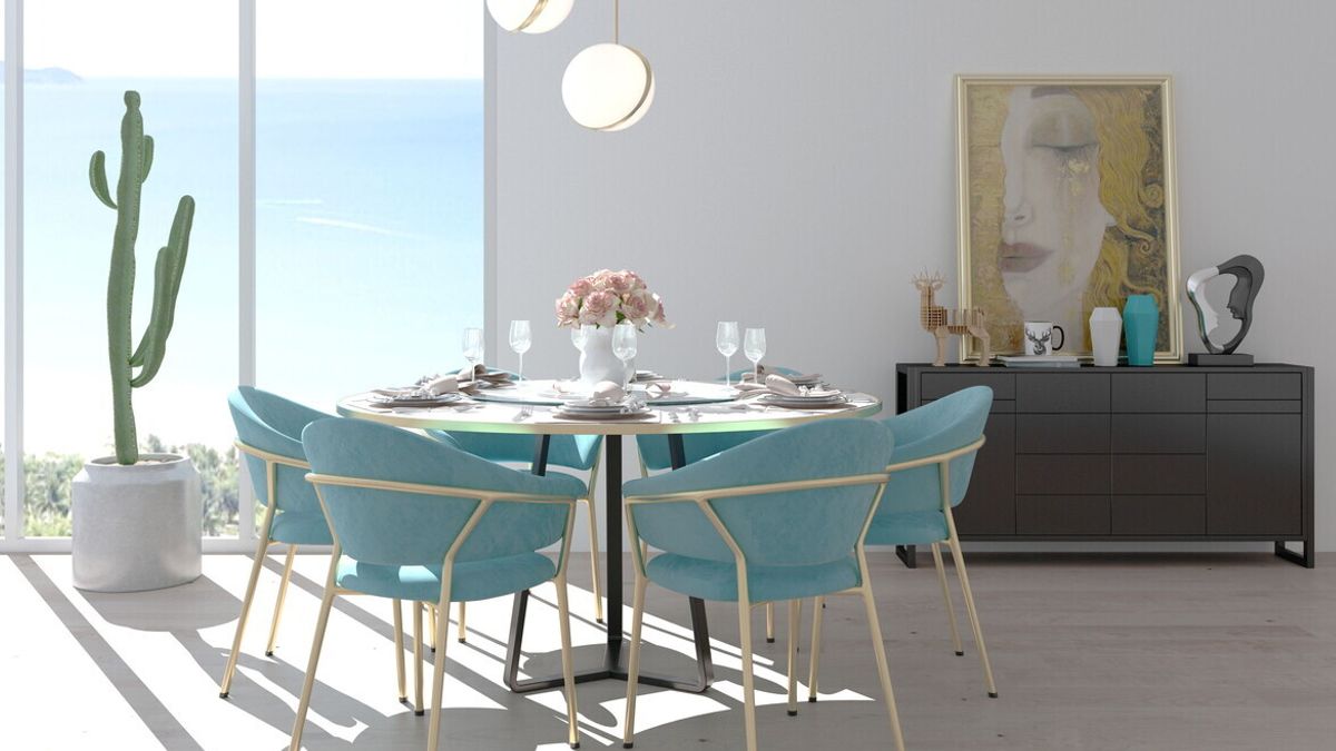 Gök mavisi huzurun rengiyle mekanları dönüştürüyor