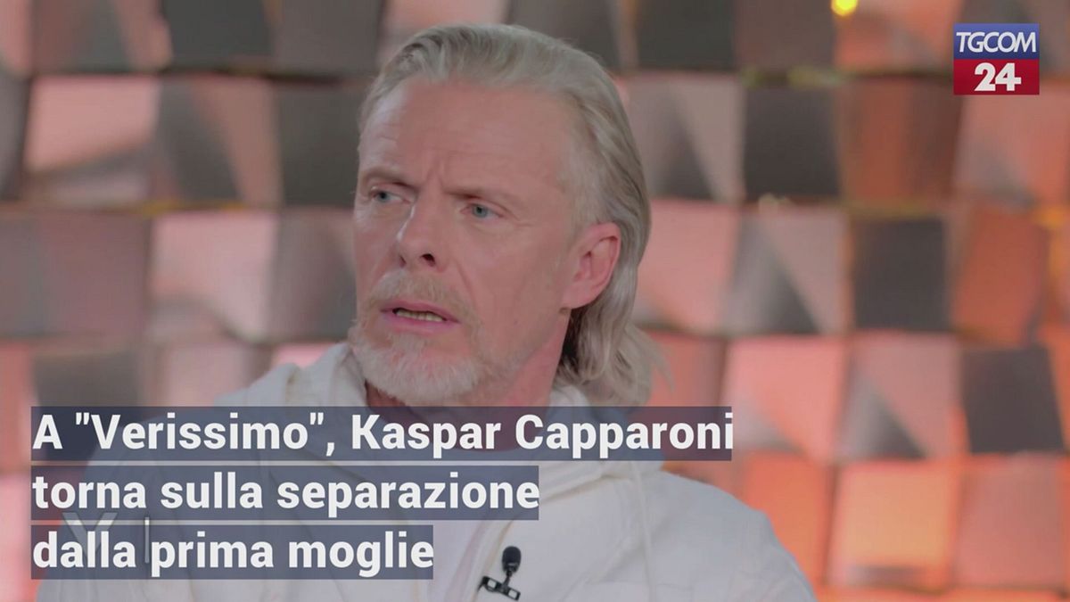 Kaspar Capparoni e la burrascosa separazione dalla prima moglie: 