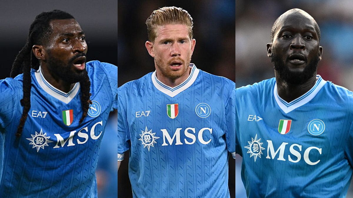 Napoli, rientri top per la Champions: Conte ritrova De Bruyne e Anguissa