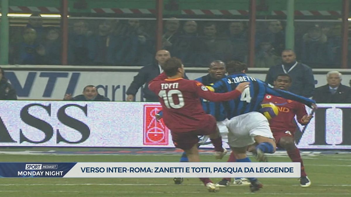 Inter-Roma, le parole di Totti e Zanetti - SportMediaset