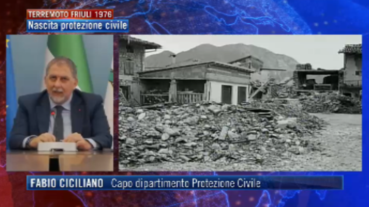 Terremoto Friuli 1976, Fabio Ciciliano (Protezione Civile) a Tgcom24 ...