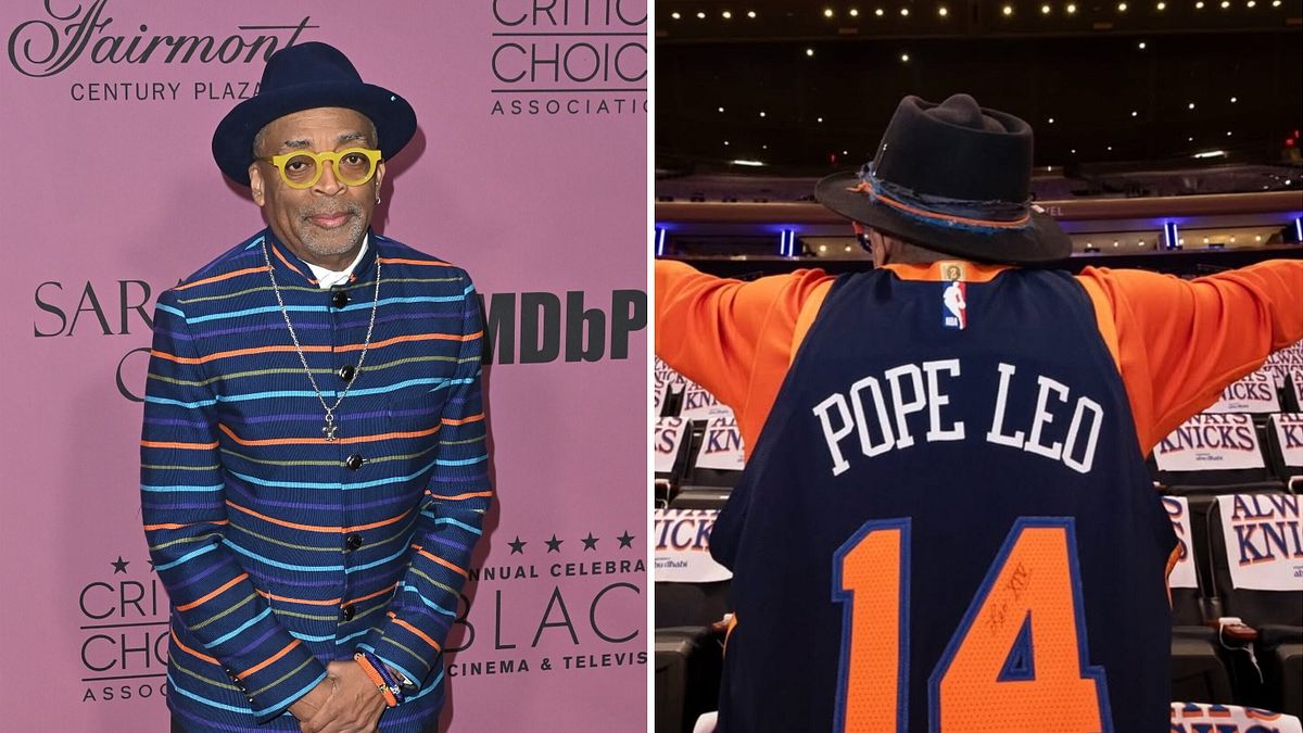 Spike Lee, Papa Leo imzalı formayla stadyumda