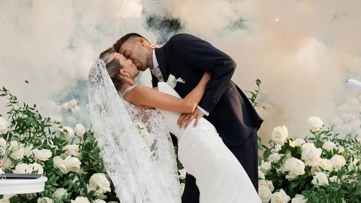 Ludovica Pagani ve El Shaarawy karı koca oldu