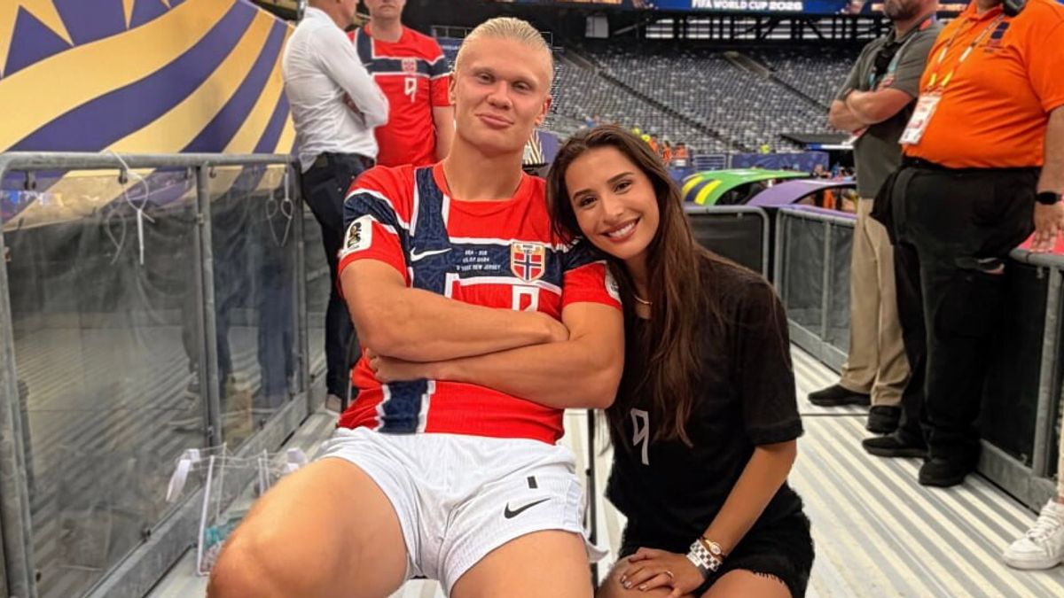 Haaland'ın kız arkadaşı Isabel Haugseng Johansen