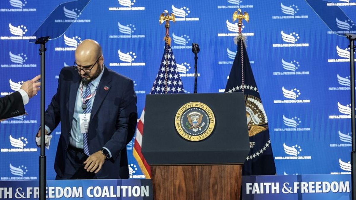 Donald Trump'ın konuşmalara ilişkin teleprompter bahisi: askıya alındı