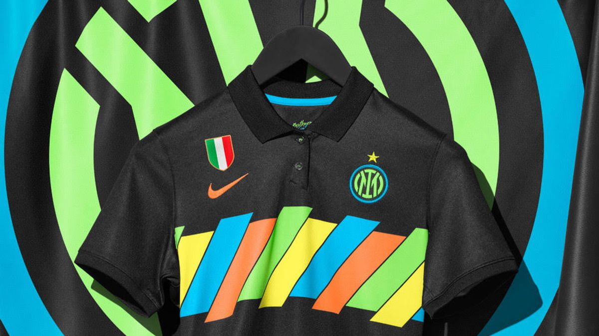 Inter, ecco la terza maglia: colori fluo e strisce diagonali ...