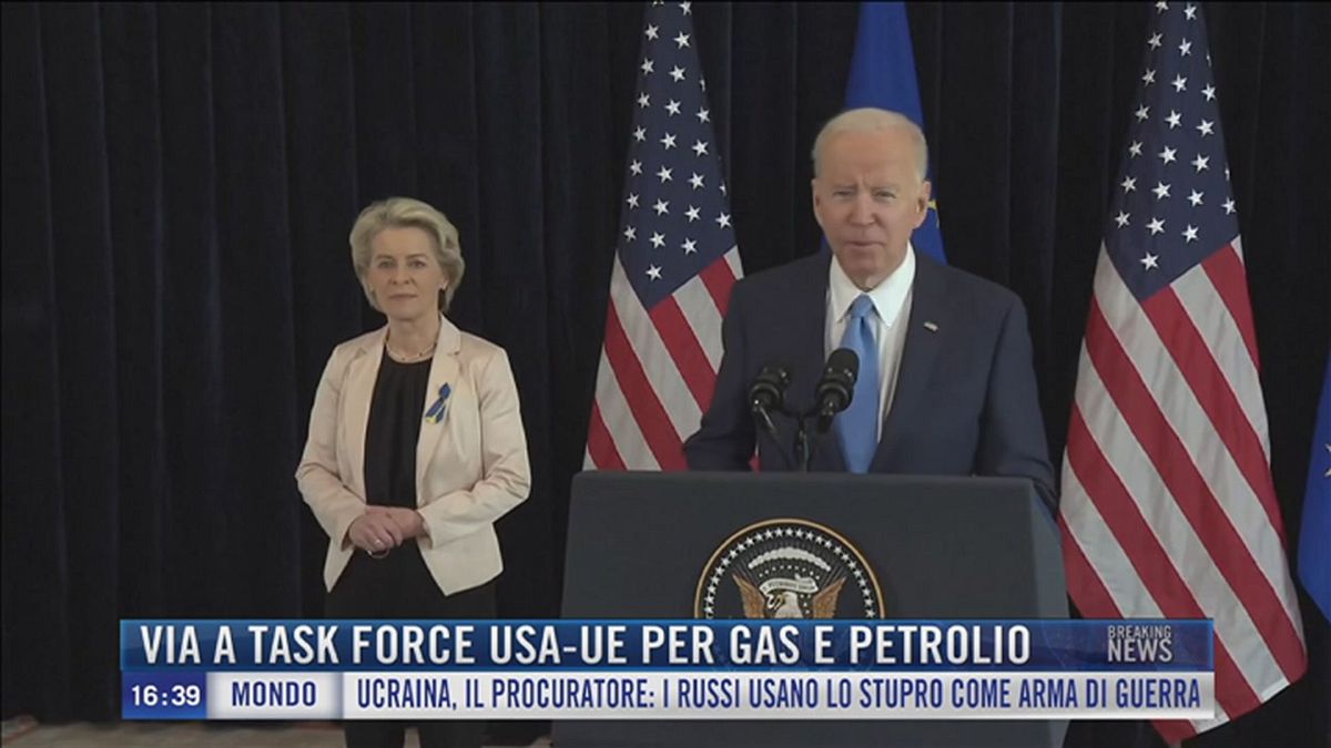 Breaking News delle 16.00 | Via a task force Usa-Ue per gas e petrolio ...