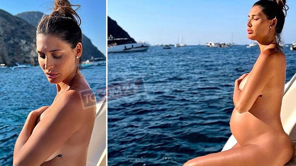 Giorgia Venturini nuda in barca, pancione esplosivo a Ponza - Tgcom24