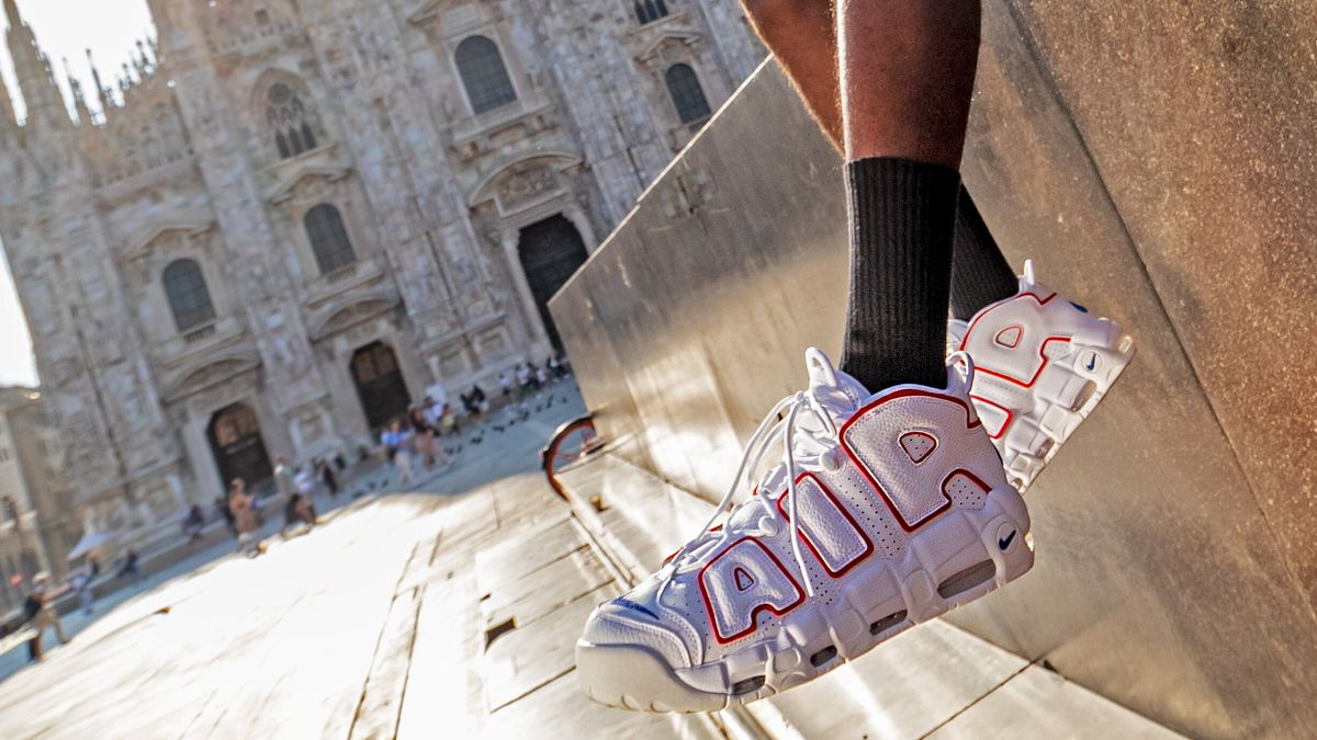 Red Toe White Black And Red Uptempos Nike Air More Uptempo “Red 